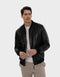 Tommy All Leather Men's Bomber Jacket | Black